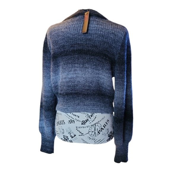 NOBO Gradient Gray Crew Neck  Sweater - Picture 3 of 5